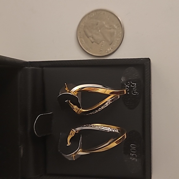 Gold earrings - Picture 4 of 4